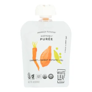 White Leaf Provisions - Baby Food Crt Sweet Pot Pe - Case Of 6 - 3.17 Oz