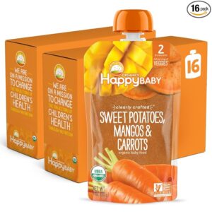 HAPPY BABY FOOD BABY SWTPOT OLV ORG - Case of 16