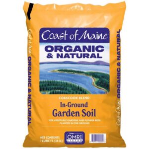 COAST OF MAINE - Coast of Maine Cobscook Blend Organic Fruit and Vegetable Garden Soil 1 cu ft