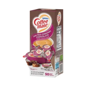 Coffee mate - Liquid Coffee Creamer, Salted Caramel Chocolate, 0.38 oz Mini Cups, 50/Box
