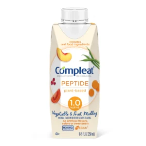 Nestle Healthcare Nutrition - Tube Feeding Formula Compleat® Peptide 1.0 Vegetable / Fruit Medley Flavor Liquid 250 mL Reclosable Carton [24/CS]
